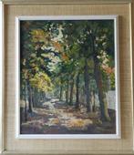 Nand Depondt: Landweg met bomen (olieverf op doek), Antiek en Kunst, Ophalen