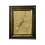 Ingelijste Kunstdruk Madonna met Kind Michelangelo NYGS, Ophalen of Verzenden, Gebruikt, Overige onderwerpen, Met lijst