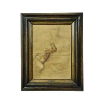 Ingelijste Kunstdruk Madonna met Kind Michelangelo NYGS  beschikbaar voor biedingen
