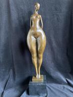 Bronzen dame naakt groot 71cm !!! J.Palioth zuiver brons, Ophalen of Verzenden