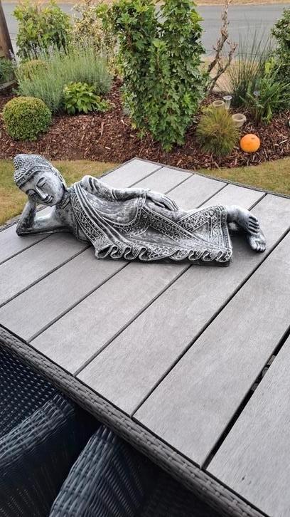 Liggende Buddha, Tuin en Terras, Tuinbeelden, Zo goed als nieuw, Ophalen