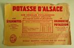 Vloeipapier, buvard met reclame Potasse d'Alsace., Ophalen of Verzenden, Zo goed als nieuw