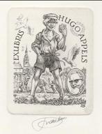Ex libris in diepdruk (Ets ), Ophalen of Verzenden