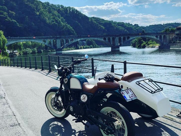 Zijspan Royal Enfield Hymalayan 410, Motoren, Motoren | Zijspanmotoren, meer dan 35 kW, 1 cilinder, Motorrijbewijs A, ABS, LED Verlichting