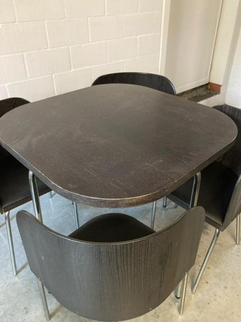 Vintage - Ikea Fusion Dining Set By Sandra Kragnert, Huis en Inrichting, Tafels | Eettafels, Gebruikt, Vier personen, Overige vormen