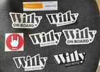 Stickers Willy radio / Emp large webshop, Ustensile, Enlèvement ou Envoi, Neuf