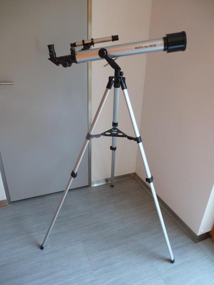 Lunette d'astronomie loisir 52,5-262,5 x 60 mm, Audio, Tv en Foto, Optische apparatuur | Telescopen, Gebruikt, Lenzentelescoop (refractor)
