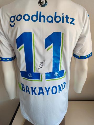 Chemise PSV signée par Johan Bakayoko avec COA, Enlèvement ou Envoi, Neuf, Maillot