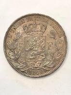 Munt zilver België 5 frank 1849 Leopold I mooie kwaliteit !!, Zilver, Ophalen of Verzenden, Losse munt, Zilver