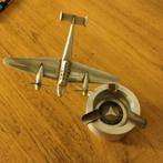Art deco metalen vliegtuig met asbak Mercedes, Collections, Aviation, Enlèvement