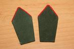ABL Paar kraagspiegels van Ardense Jagers, Verzamelen, Militaria | Algemeen, Verzenden, Landmacht, Kleding of Schoenen