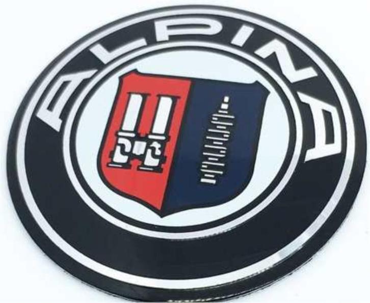 BMW Alpina naafdop sticker, Auto diversen, Autostickers, Verzenden