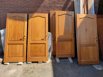 Binnendeuren massieve Meranti, 6 stuks beschikbaar voor biedingen