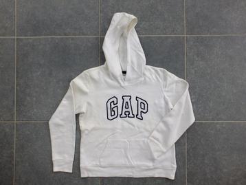 Pull / sweat à capuche blanc, femmes, GAP, taille M beschikbaar voor biedingen