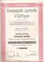 Compagnie Agricole d' Afrique - 1970, Timbres & Monnaies, Actions & Titres, Action, Enlèvement ou Envoi, 1950 à 1970