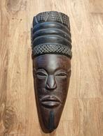 Afrikaans masker in hout, Antiek en Kunst, Kunst | Niet-Westerse kunst, Ophalen of Verzenden