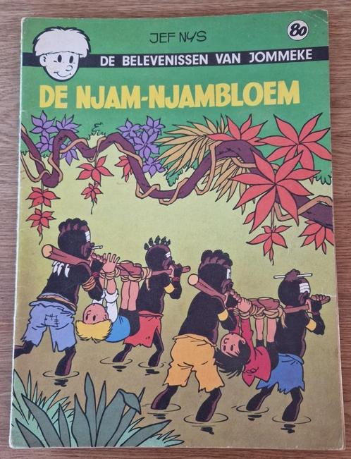 Jommeke - De Njam-njambloem - 80 - 1e druk (1977) - Strip, Boeken, Stripverhalen, Zo goed als nieuw, Eén stripboek, Ophalen of Verzenden