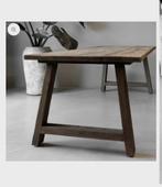 Landelijke eettafel + vier stoelen, Huis en Inrichting, Tafels | Eettafels, 200 cm of meer, Zo goed als nieuw, Landelijke, 50 tot 100 cm