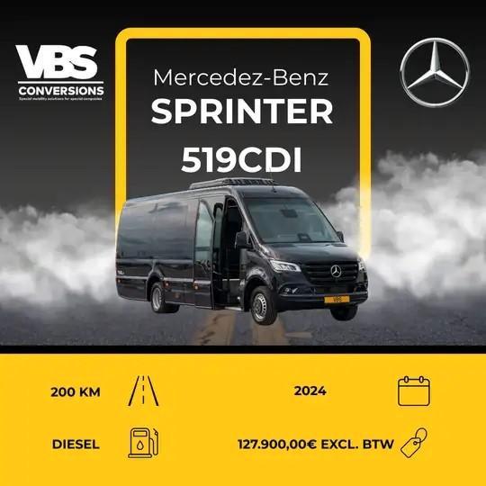 Mercedes-Benz Sprinter Travel +, Autos, Mercedes-Benz, Entreprise, Achat, Sprinter Combi, Caméra 360°, ABS, Caméra de recul, Air conditionné