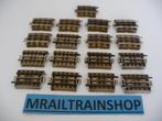 3600A1/4 MARKLIN HO - 17 x GEBOGEN RAILS/VOIES COURBES, Wisselstroom, Gebruikt, Rails, Ophalen of Verzenden
