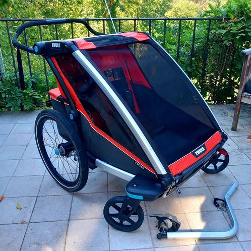Thule Chariot Cross 2 Orange, Kinderen en Baby's, Kinderspulletjes, Gebruikt, Ophalen