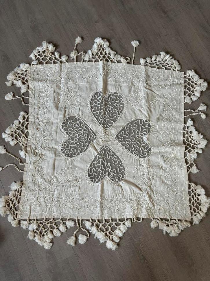 Vintage tafelkleed, Antiek en Kunst, Antiek | Tapijten, Tafelkleden en Textiel, Ophalen of Verzenden
