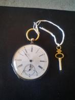 Zilveren horloge, Avant 1900, Argent, Enlèvement ou Envoi, Montre de poche