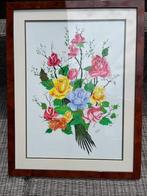 Kader met handgetekende tekening van bloemen, Ophalen