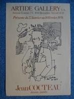 Expo „Jean Cocteau” - originele poster - Brussel - 1976, Ophalen of Verzenden