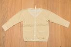 Goudkleurige cardigan, CKS, maat 8 jaar, Enfants & Bébés, Vêtements enfant | Taille 128, Enlèvement ou Envoi, Pull ou Veste, Comme neuf