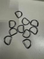 D-ringen roestvrijstaal - Webbing gelaste gespen - 10 stuks, Kleding | Dames, Riemen en Ceinturen, Ophalen of Verzenden, Nieuw