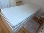 Bed 90x200 inclusief 2 matrassen en topper, Huis en Inrichting, Ophalen, 90 cm, Eenpersoons, Wit
