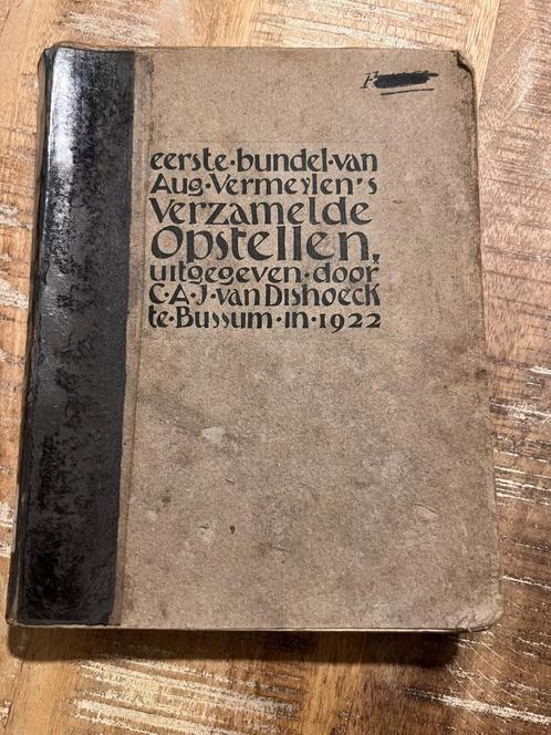 Eerste bundel van Aug. Vermeylen's Verzamelde opstellen * 19, Antiek en Kunst, Antiek | Boeken en Manuscripten, Ophalen of Verzenden
