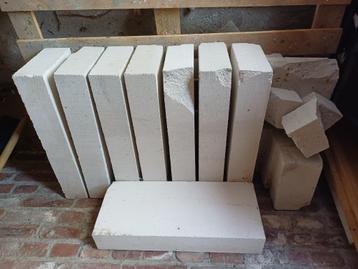 8x Ytong- / cellenbetonblokken L60xB10xH25cm + blokkenlijm beschikbaar voor biedingen