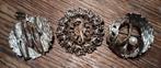 3 Antieke sieraden zilver, Handtassen en Accessoires, Broches, Ophalen of Verzenden, Zo goed als nieuw, Zilver, Zilver