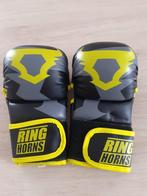 Boxhandschoen ring horns, Sports & Fitness, Sports de combat & Self-défense, Taille S, Comme neuf, Enlèvement ou Envoi