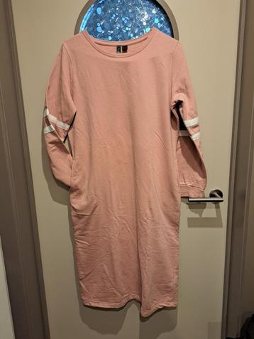 2 x Robe de survêtement, rose avec poches, ou grise (plus co