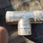 Té inox 125mm, Bricolage & Construction, Enlèvement, Comme neuf, Inox