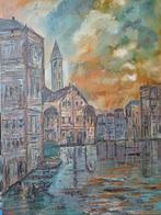 Venezia, olieverf paletmes op doek, nieuw., Ophalen
