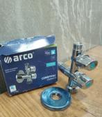 Arco Combi dubbele wasmachinebolkraan met terugslagklep, Ophalen, Chroom, Kraan