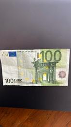Bankbiljet 100 euro 2002 gesigneerd door Jean-Claude Trichet, 100 euro