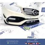W176 FACELIFT A 45 KLASSE 2018 A45 AMG AERO VOORBUMPER WIT P, Gebruikt, Voor, Mercedes-Benz, Ophalen of Verzenden
