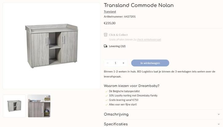 Verzorgingskast, Kinderen en Baby's, Kinderkamer | Commodes en Kasten, Gebruikt, Commode, 90 tot 105 cm, 100 cm of meer, 50 tot 70 cm