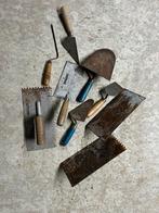 Diverse troffels en voegspijker, Enlèvement, Utilisé