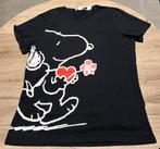 T-shirt Snoopy (H&M, maat M), Vêtements | Femmes, T-shirts, Comme neuf, Manches courtes, Noir, Taille 38/40 (M)