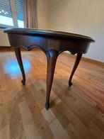 rond houten tafeltje met dienblad, Huis en Inrichting, Tafels | Bijzettafels, Ophalen, Zo goed als nieuw, Rond