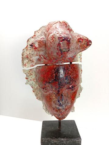 kunstwerk R VAN THOM glaswerk top 40 cm beeld beschikbaar voor biedingen