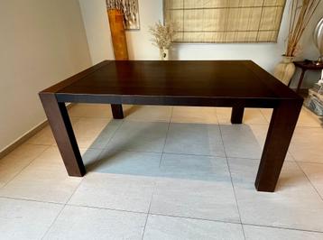 Uitschuifbare rechthoekige tafel 160 x 100 beschikbaar voor biedingen