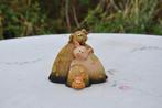 trio de cochon decoratif en resine (1), Enlèvement ou Envoi, Utilisé, Animal de ferme, Statue ou Figurine
