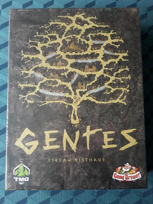 Nieuw spel Gentes, in folie, 1-4 spelers, + 1 gratis promo, Hobby en Vrije tijd, Gezelschapsspellen | Bordspellen, Nieuw, Ophalen of Verzenden